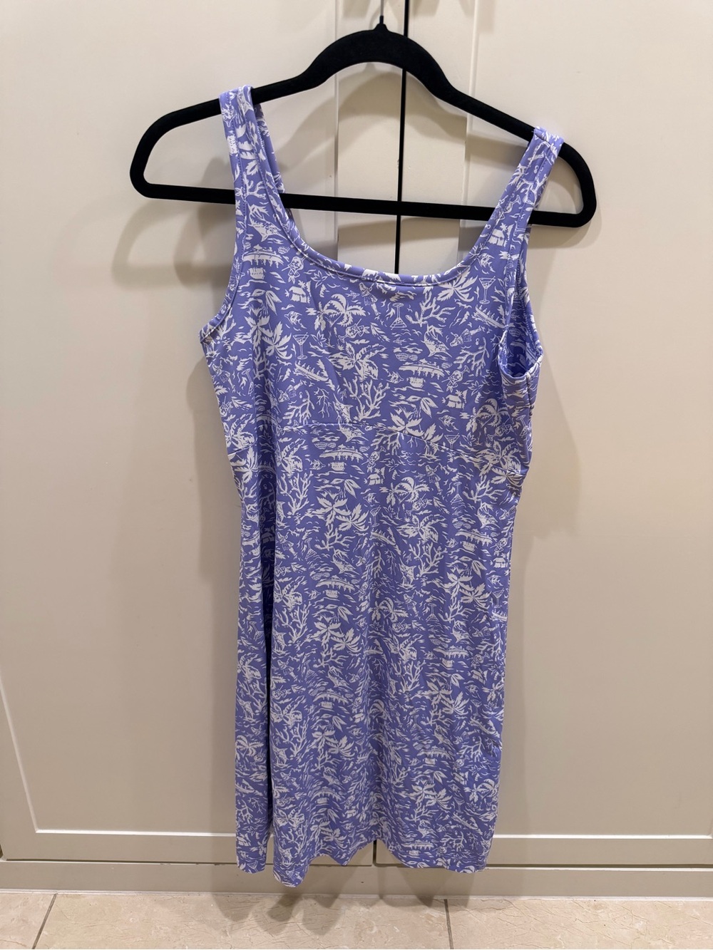 Columbia PFG Lavender Floral Tank Mini Dress